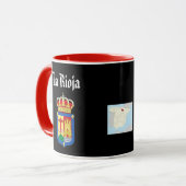Rioja- * Spanien-Regions-Tasse Tasse (Vorderseite Links)