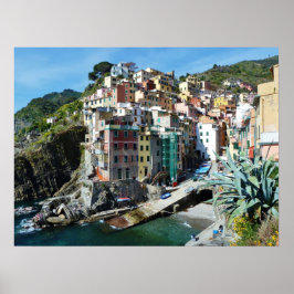 Riomaggiore, Cinque Terre, Italien Poster