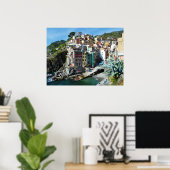 Riomaggiore, Cinque Terre, Italien Poster (Heimbüro)