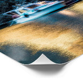 Riomaggiore Cinque Terre La Spezia Italien Panoram Poster (Ecke)