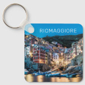 Riomaggiore Cinque Terre La Spezia Italien Panoram Schlüsselanhänger (Vorderseite)