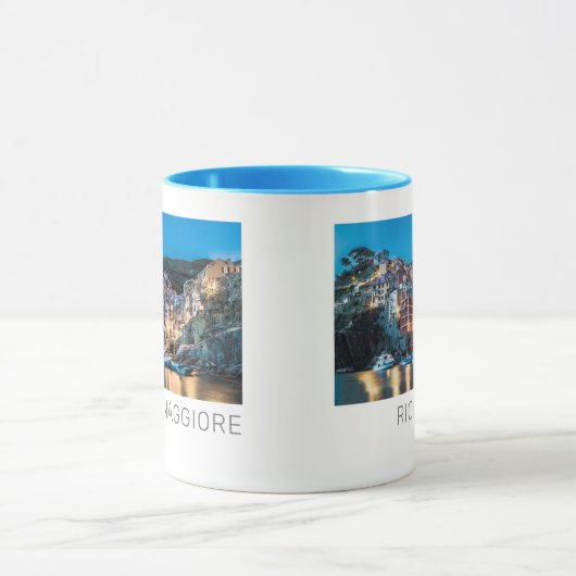 Riomaggiore Cinque Terre La Spezia Italien Panoram Tasse (Zentrum)
