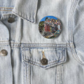 Riomaggiore Cinque Terre Liguria Italy Button (Beispiel)