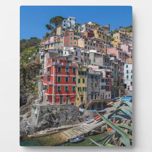 Riomaggiore Cinque Terre Liguria Italy Fotoplatte (Vorderseite)