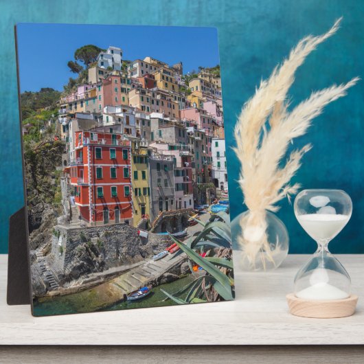 Riomaggiore Cinque Terre Liguria Italy Fotoplatte (Seite)