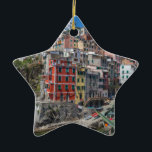Riomaggiore Cinque Terre Liguria Italy Keramikornament<br><div class="desc">Riomaggiore Cinque Terre Liguria Italy</div>