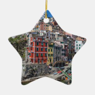 Riomaggiore Cinque Terre Liguria Italy Keramikornament