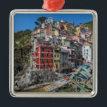 Riomaggiore Cinque Terre Liguria Italy Ornament Aus Metall<br><div class="desc">Riomaggiore Cinque Terre Liguria Italy</div>
