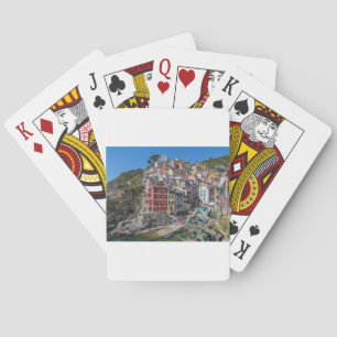 Riomaggiore Cinque Terre Liguria Italy Spielkarten