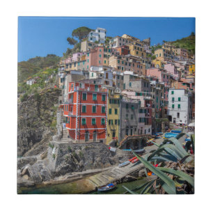 Riomaggiore Cinque Terre Ligurien Italien Fliese