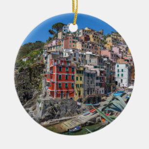 Riomaggiore Cinque Terre Ligurien Italien Keramik Ornament