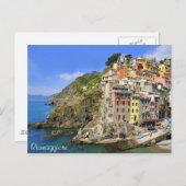Riomaggiore, Cinqueterre Postkarte (Vorne/Hinten)