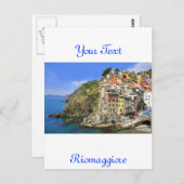 Riomaggiore, Cinqueterre Postkarte (Vorne/Hinten)