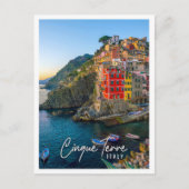 Riomaggiore - die erste Stadt der Cinque Terre Postkarte (Vorderseite)
