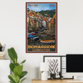 Riomaggiore Harbor Poster (Heimbüro)