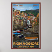 Riomaggiore Harbor Poster (Vorne)