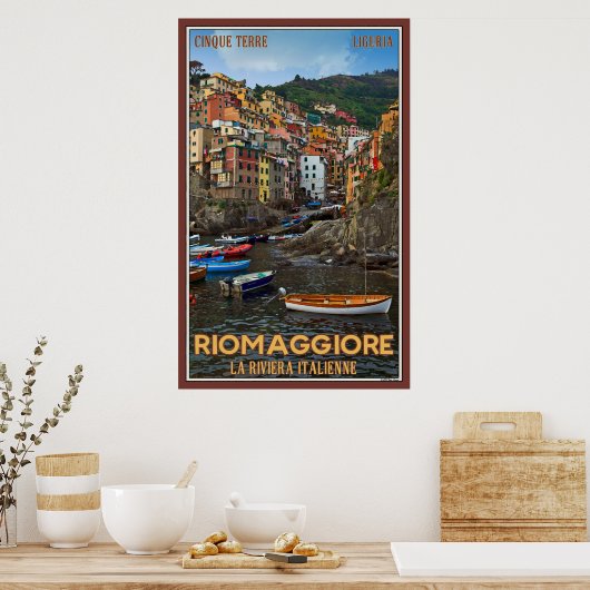Riomaggiore Harbor Poster (Küche)
