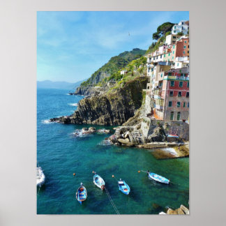 Riomaggiore Harbor Poster