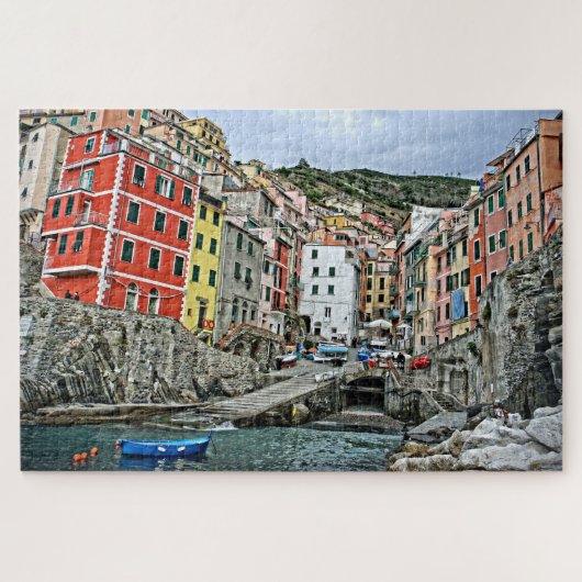 Riomaggiore, Italien - Cinque Terre - 20x30 -1014 Puzzle (Horizontal)