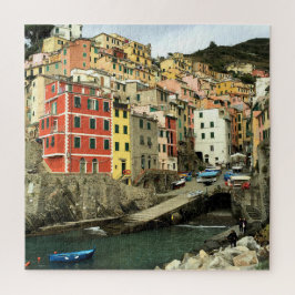 Riomaggiore, Italien - die Cinque Terre -20x20 inc Puzzle
