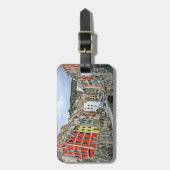 Riomaggiore, Italien Gepäckmarke Gepäckanhänger (Vorderseite vertikal)
