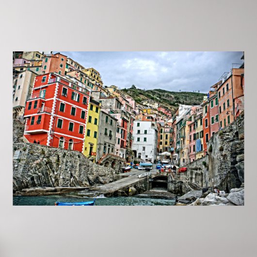 Riomaggiore, Italien Poster (Vorne)
