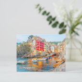 Riomaggiore, Italien Postkarte (Stehend Vorderseite)