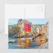 Riomaggiore, Italien Postkarte (Vorne/Hinten)