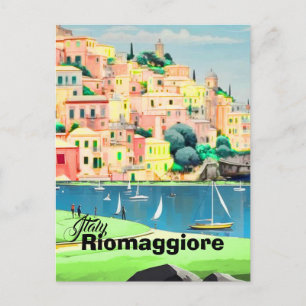 Riomaggiore Italien Reise Postkarte Reise Erinne