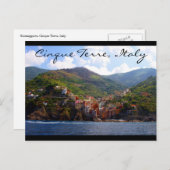 Riomaggiore italy postkarte (Vorne/Hinten)