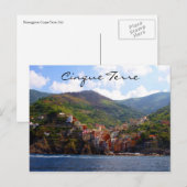 Riomaggiore Postkarte (Vorne/Hinten)