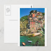 Riomaggiore Postkarte (Vorne/Hinten)