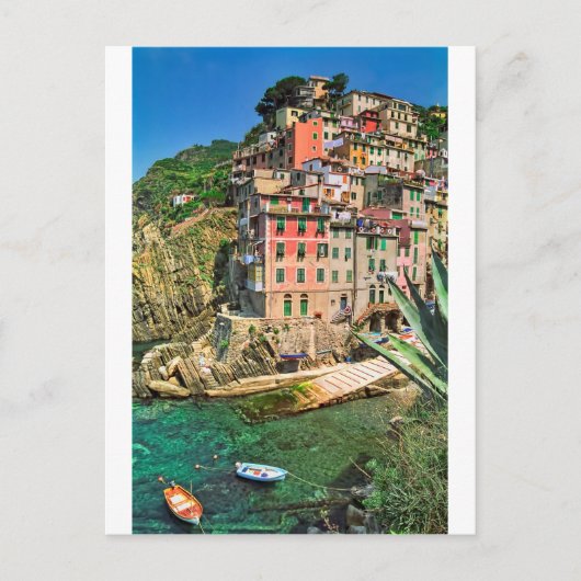 Riomaggiore Postkarte (Vorderseite)
