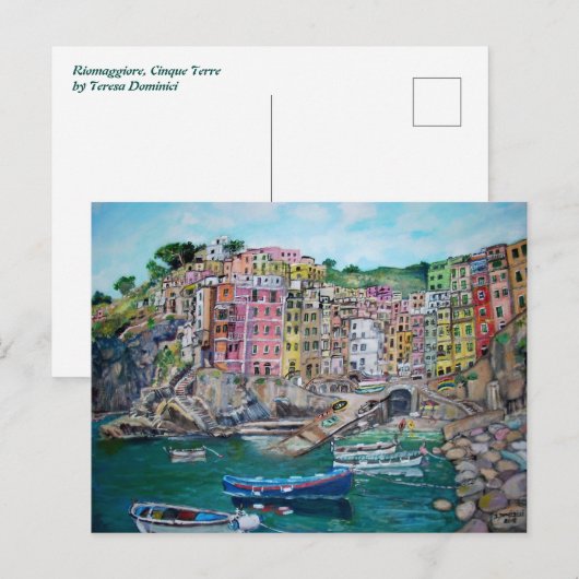 Riomaggiore - Postkarte (Vorne/Hinten)