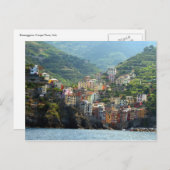 Riomaggiore-Sicht Postkarte (Vorne/Hinten)