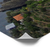 Riomaggiore und Cinque Terre, Italien Poster (Ecke)