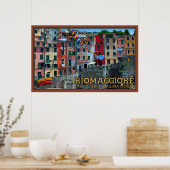 Riomaggiore Wasserfront House Poster (Küche)