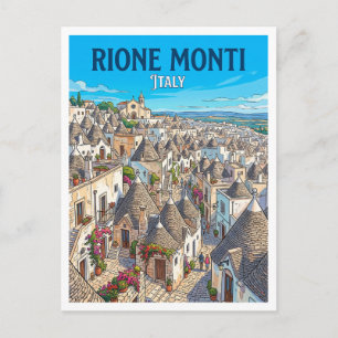 Rione Monti Trulli Alberobello Italien Postkarte