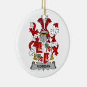 Riordan Familienwappen Keramik Ornament (Rechts)