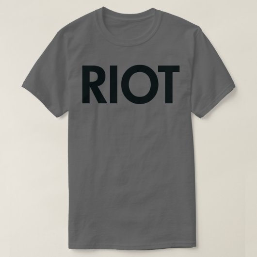 Riot black T-Shirt (Design vorne)