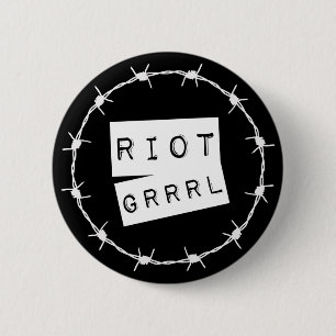 Riot Grrl Grunge Button Abzeichen