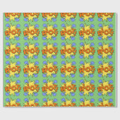 Riot Kapow Cartoon Explosion Geschenkpapier (Flach)