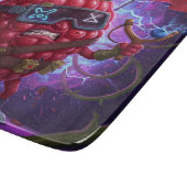 Riot Raspberry Schneidebrett (Ecke)