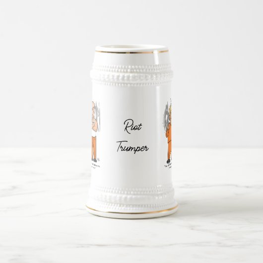Riot Trumper Beer Stein Bierglas (Mittel)