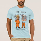 Riot Trumper Light Blue Men-T - Shirt (Vorderseite)