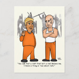 Riot Trumper Postcard Postkarte