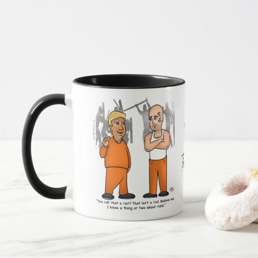 Riot Trumper-Tasse Tasse (Mit Donut)