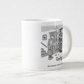 Riotpolizei stürmt ein Grundstück - Lustiges Poliz Jumbo-Tasse (Vorderseite Rechts)
