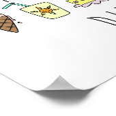 Riots Not Diets 24x24 Matte Poster (Ecke)