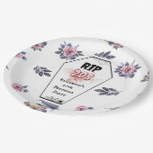 RIP 20. 30. Geburtstag Papier Teller (Schrägansicht)